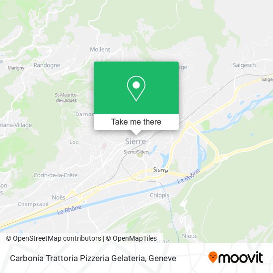 Carbonia Trattoria Pizzeria Gelateria map