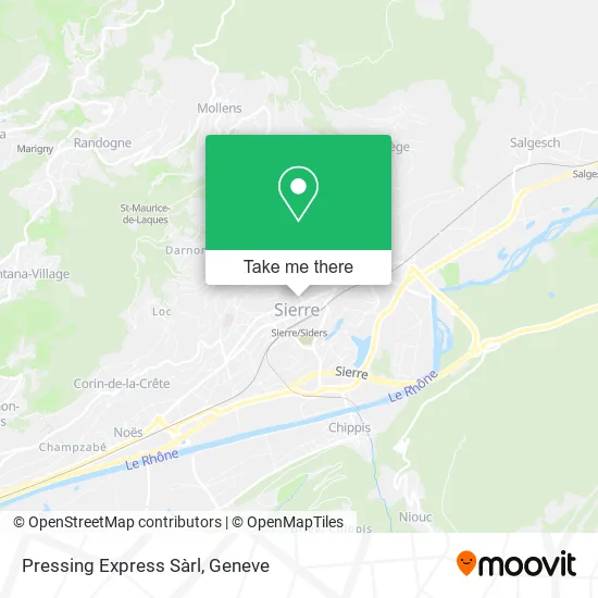 Pressing Express Sàrl map