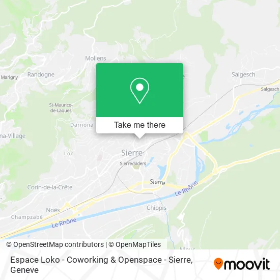 Espace Loko - Coworking & Openspace - Sierre map
