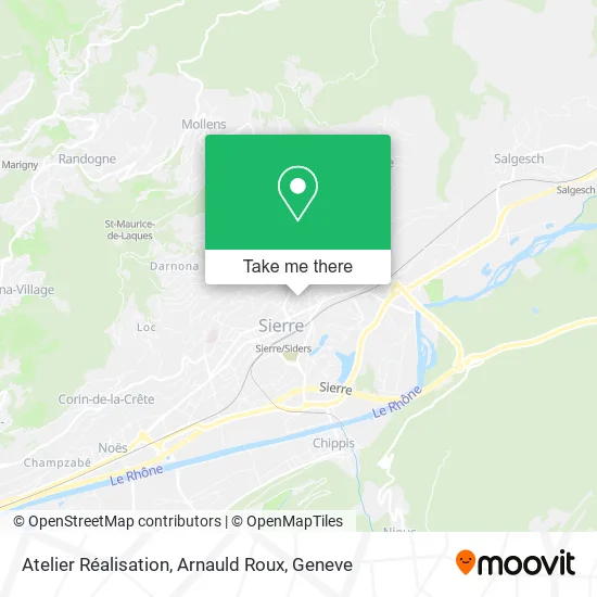 Atelier Réalisation, Arnauld Roux map