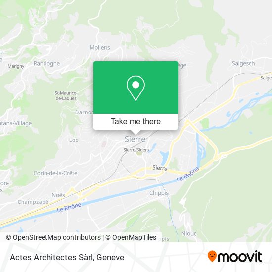 Actes Architectes Sàrl map