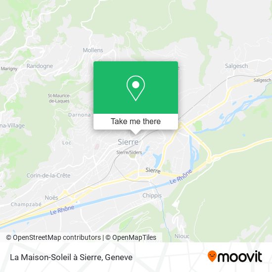 La Maison-Soleil à Sierre map