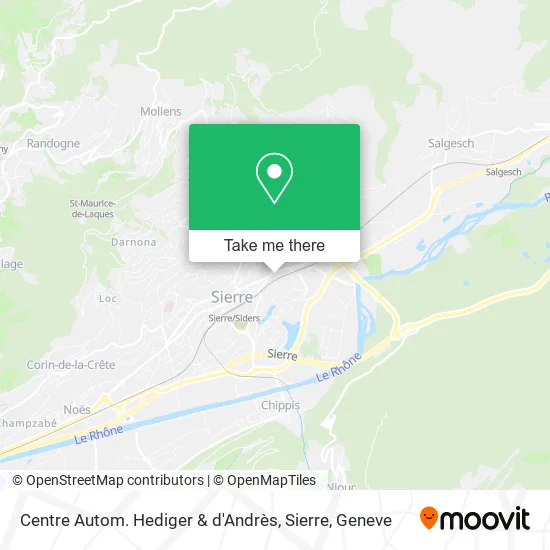 Centre Autom. Hediger & d'Andrès, Sierre plan