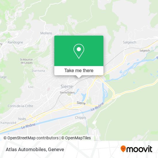 Atlas Automobiles map