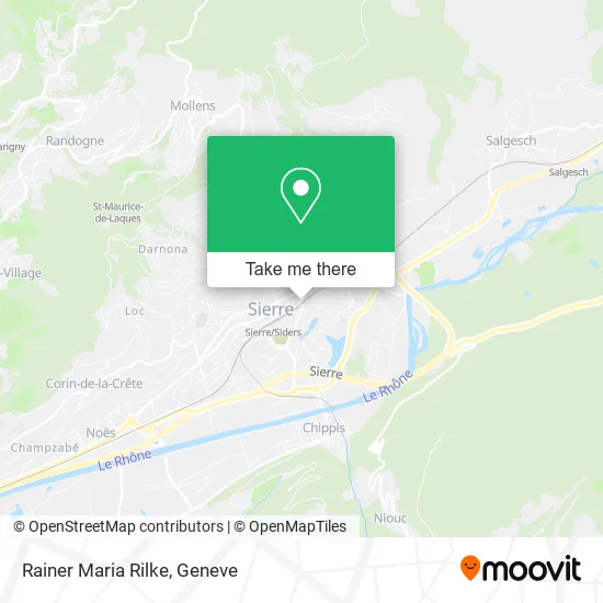 Rainer Maria Rilke map