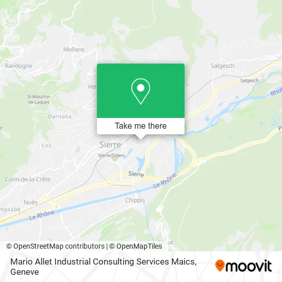 Mario Allet Industrial Consulting Services Maics map