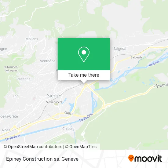 Epiney Construction sa map