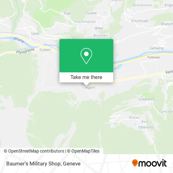 Baumer's Military Shop map