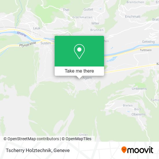 Tscherry Holztechnik map