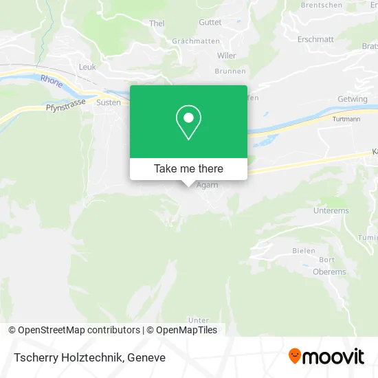 Tscherry Holztechnik map