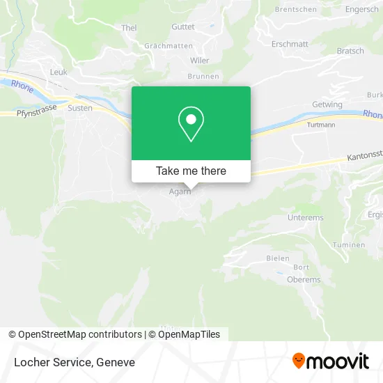 Locher Service map