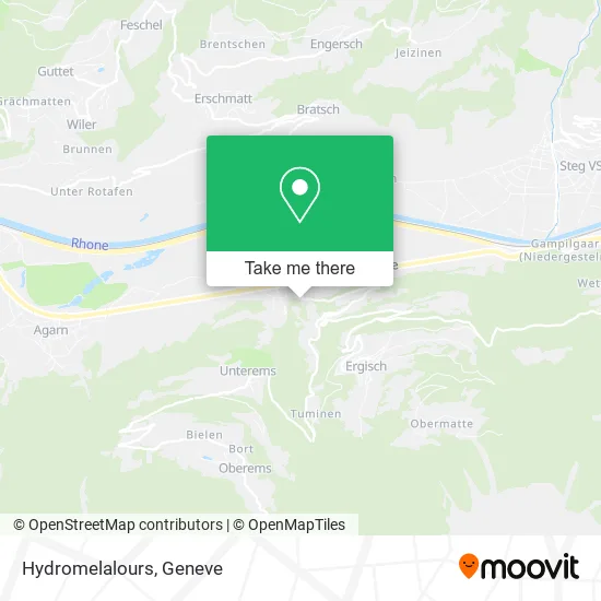 Hydromelalours map
