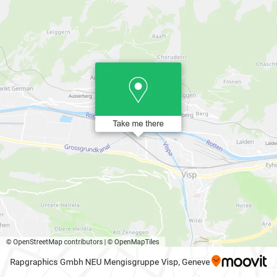 Rapgraphics Gmbh NEU Mengisgruppe Visp map