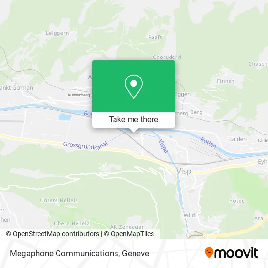 Megaphone Communications map