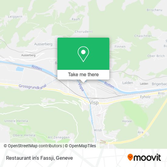 Restaurant in's Fassji map