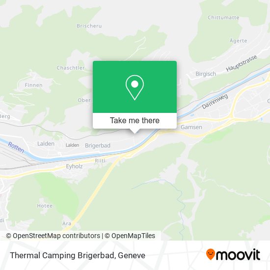 Thermal Camping Brigerbad map