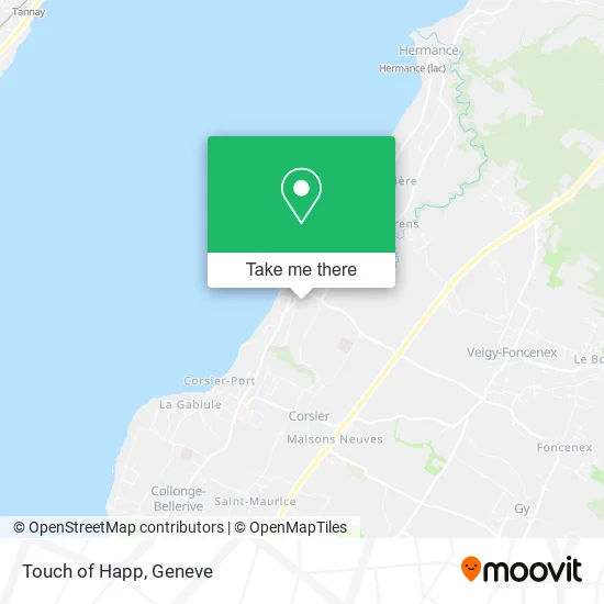 Touch of Happ map