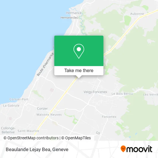 Beaulande Lejay Bea map