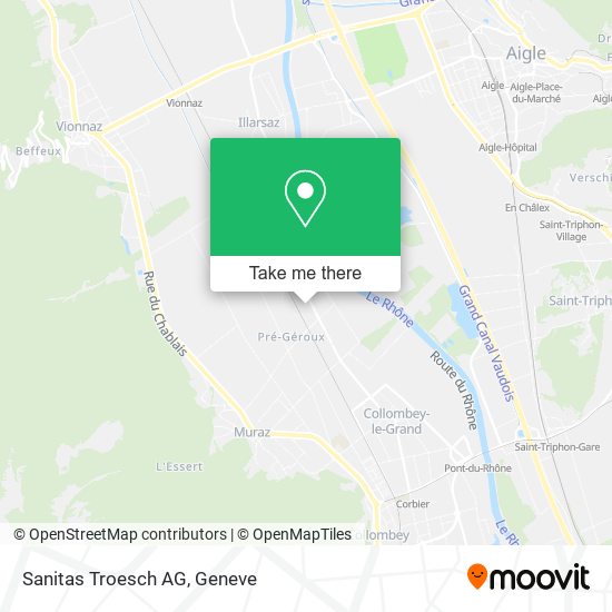 Sanitas Troesch AG map