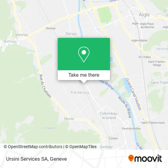 Ursini Services SA map