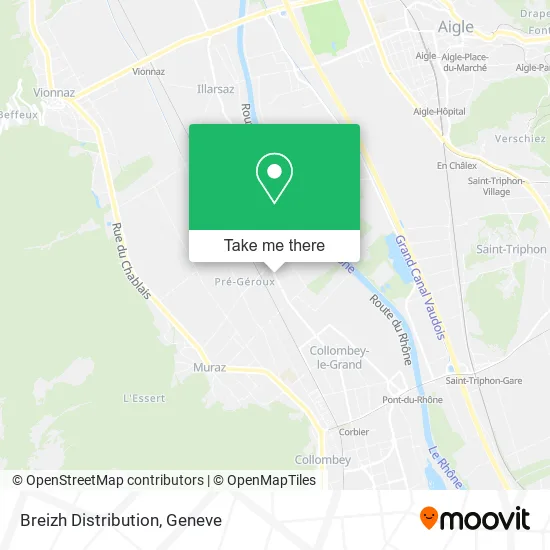 Breizh Distribution map