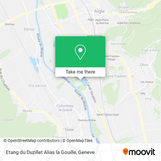 Etang du Duzillet Alias la Gouille map