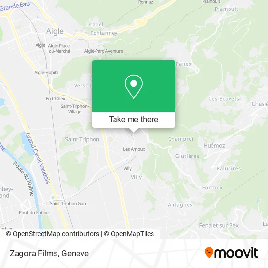 Zagora Films map