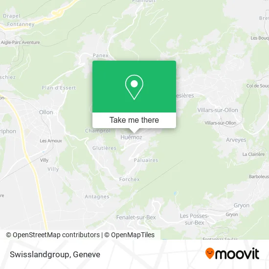 Swisslandgroup map