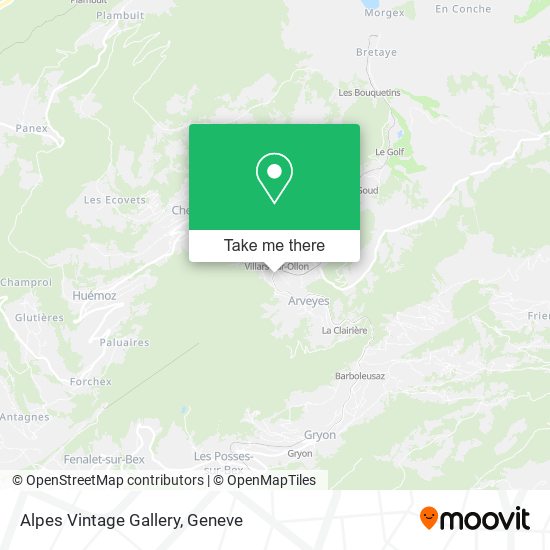 Alpes Vintage Gallery map