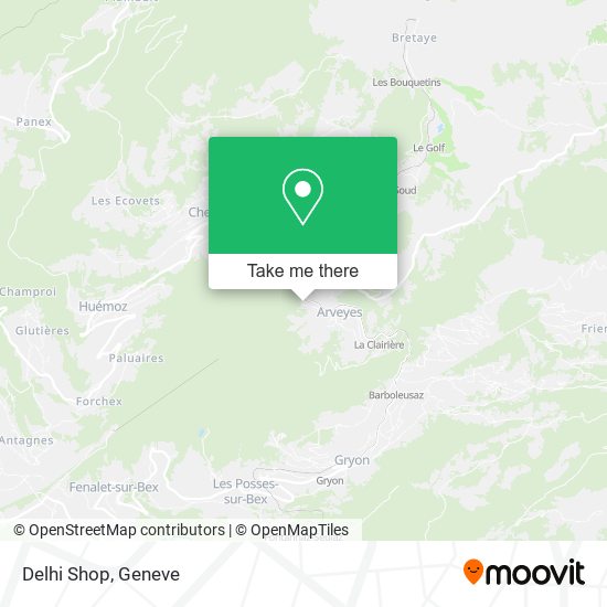 Delhi Shop map