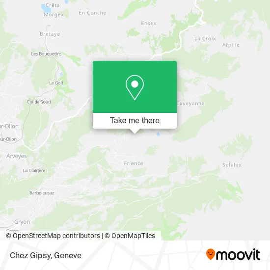 Chez Gipsy map