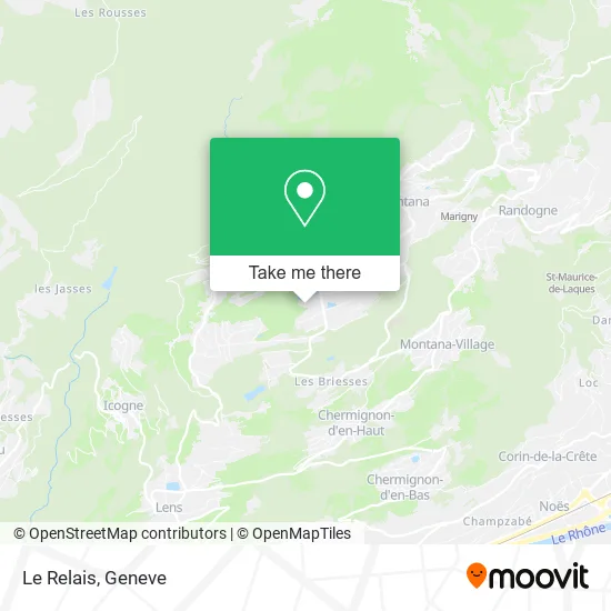 Le Relais map