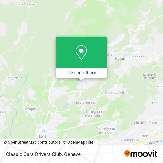 Classic Cars Drivers Club map