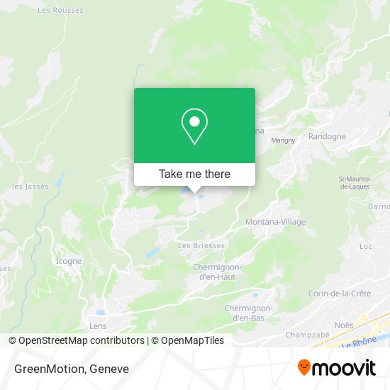 GreenMotion map