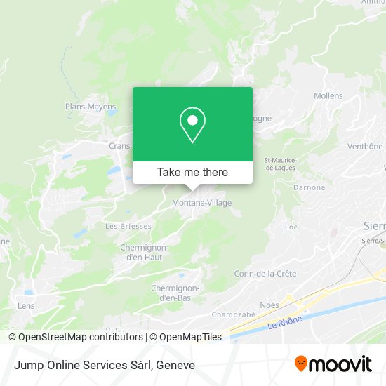 Jump Online Services Sàrl map