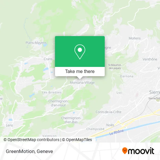 GreenMotion map