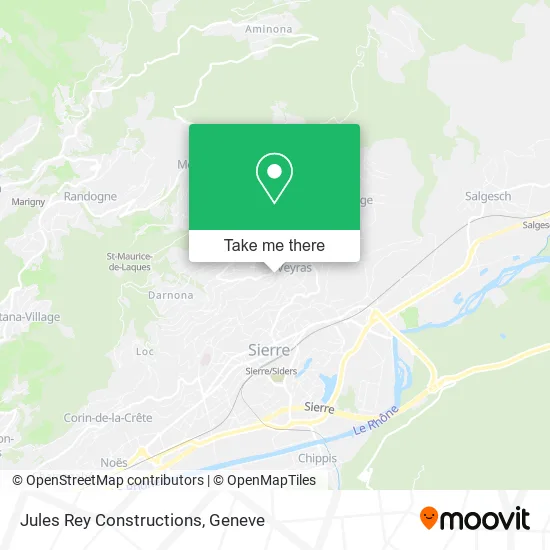 Jules Rey Constructions map