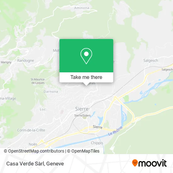 Casa Verde Sàrl map