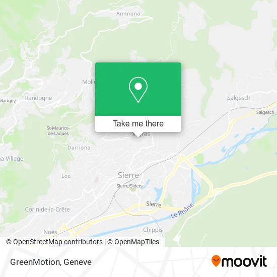 GreenMotion map