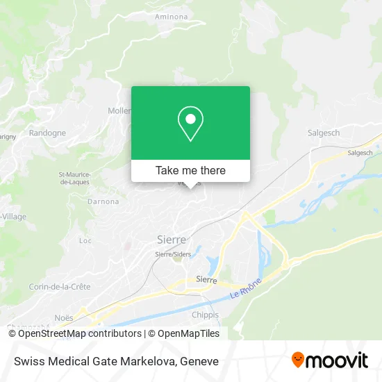 Swiss Medical Gate Markelova map