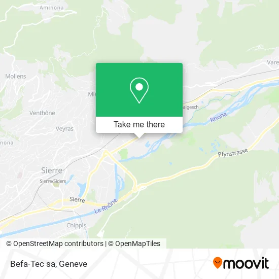 Befa-Tec sa map
