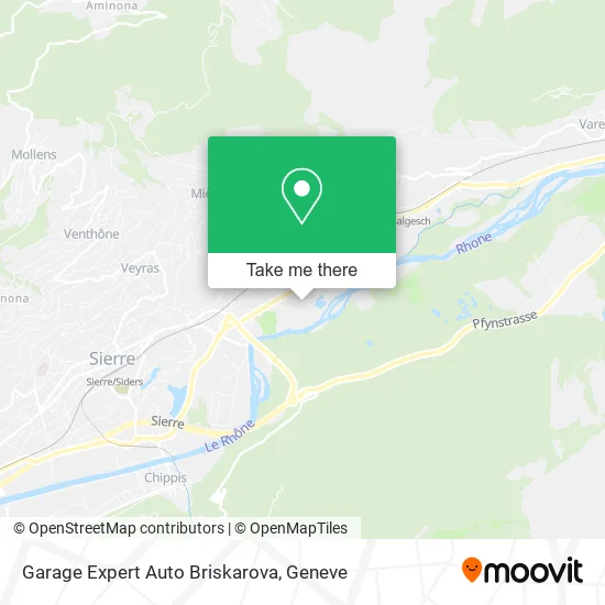Garage Expert Auto Briskarova map