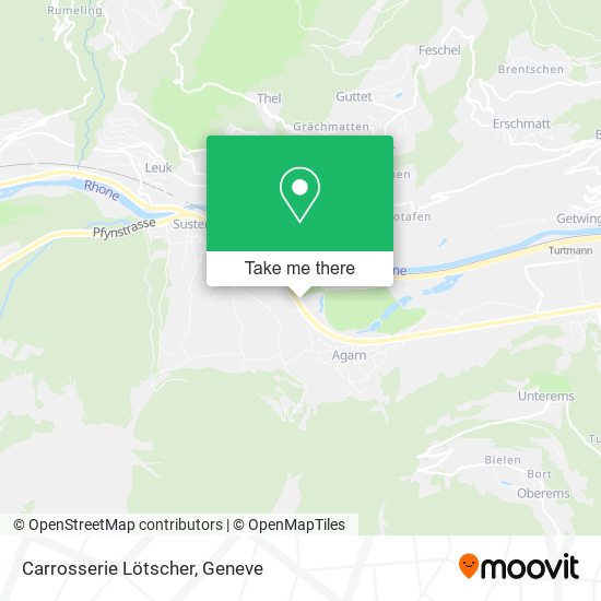 Carrosserie Lötscher map
