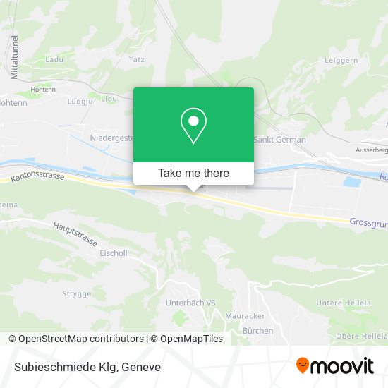 Subieschmiede Klg map