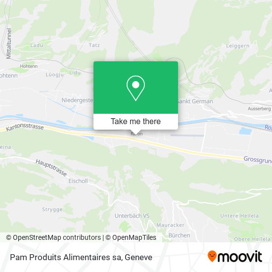 Pam Produits Alimentaires sa map