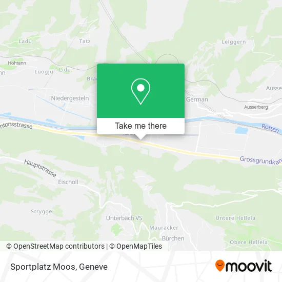 Sportplatz Moos map