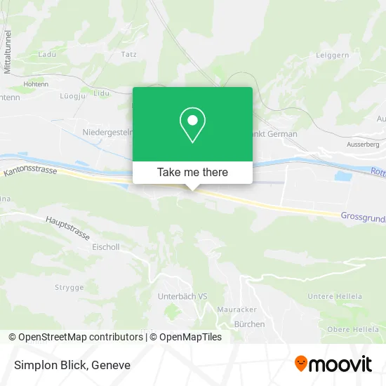 Simplon Blick map