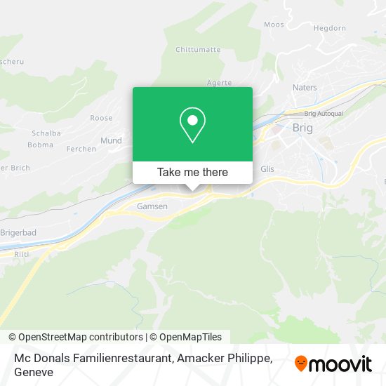 Mc Donals Familienrestaurant, Amacker Philippe map