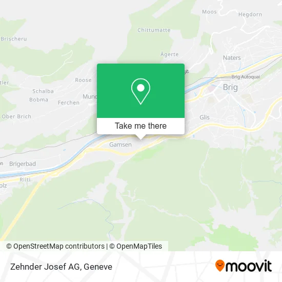 Zehnder Josef AG map