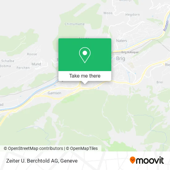 Zeiter U. Berchtold AG map